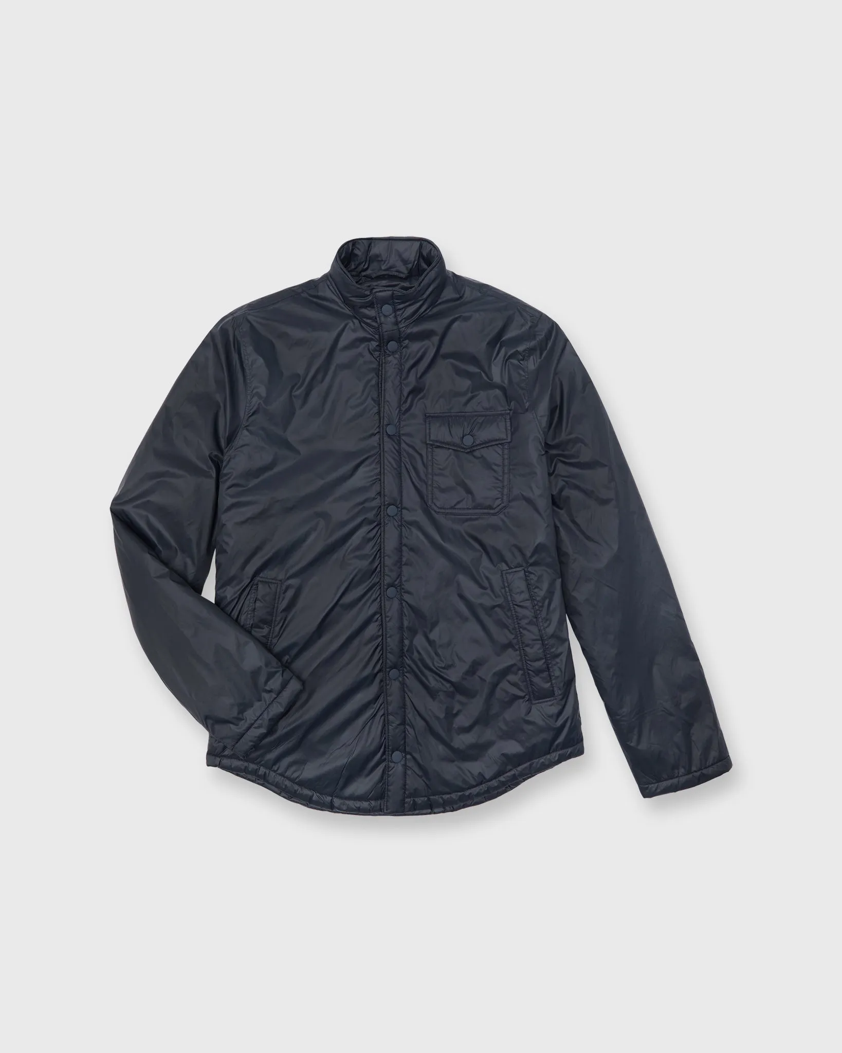Cashpad Traveler's Jacket in Navy Nylon sold by Mashburn