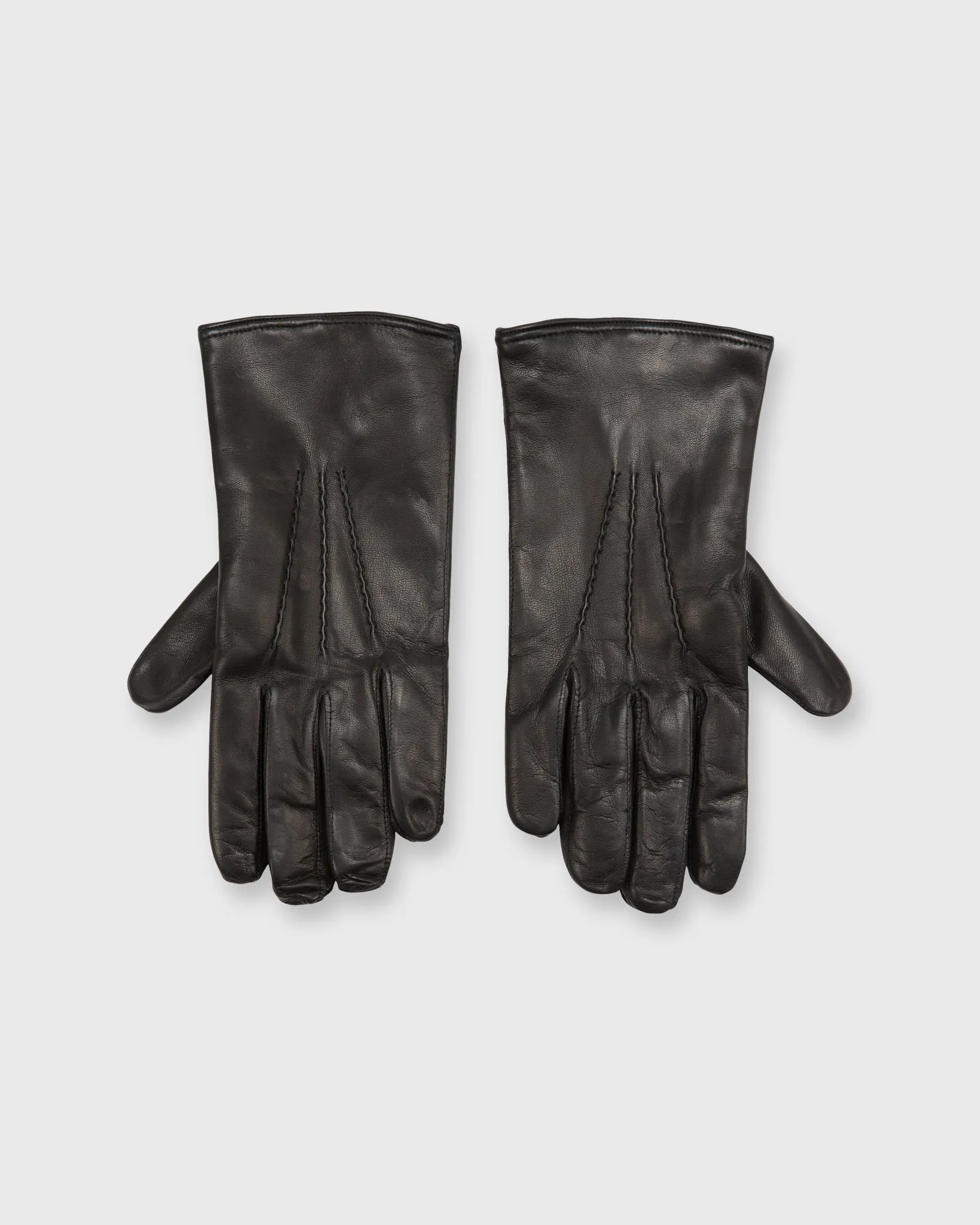 Unlined Gloves in Black Nappa Leather sold by Mashburn