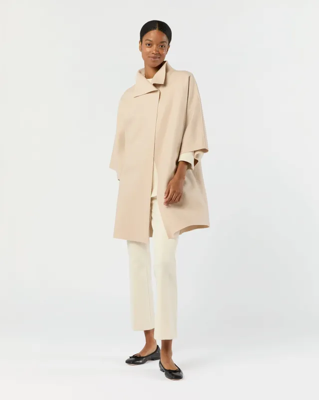 Kimono Coat in Almond made by Mashburn