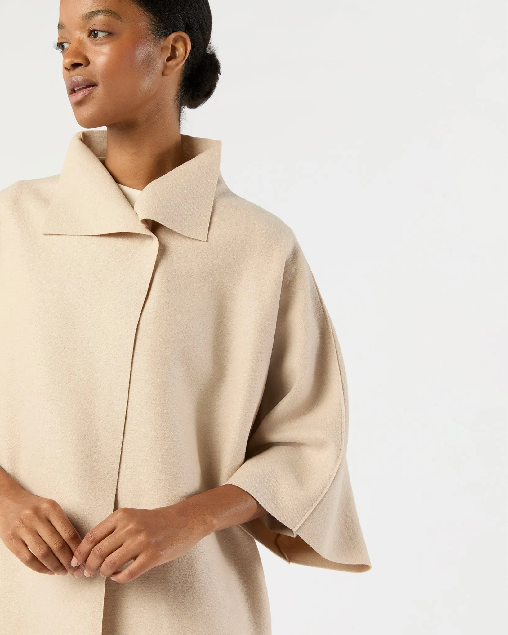 Kimono Coat in Almond sold by Mashburn product image thumbnail 2