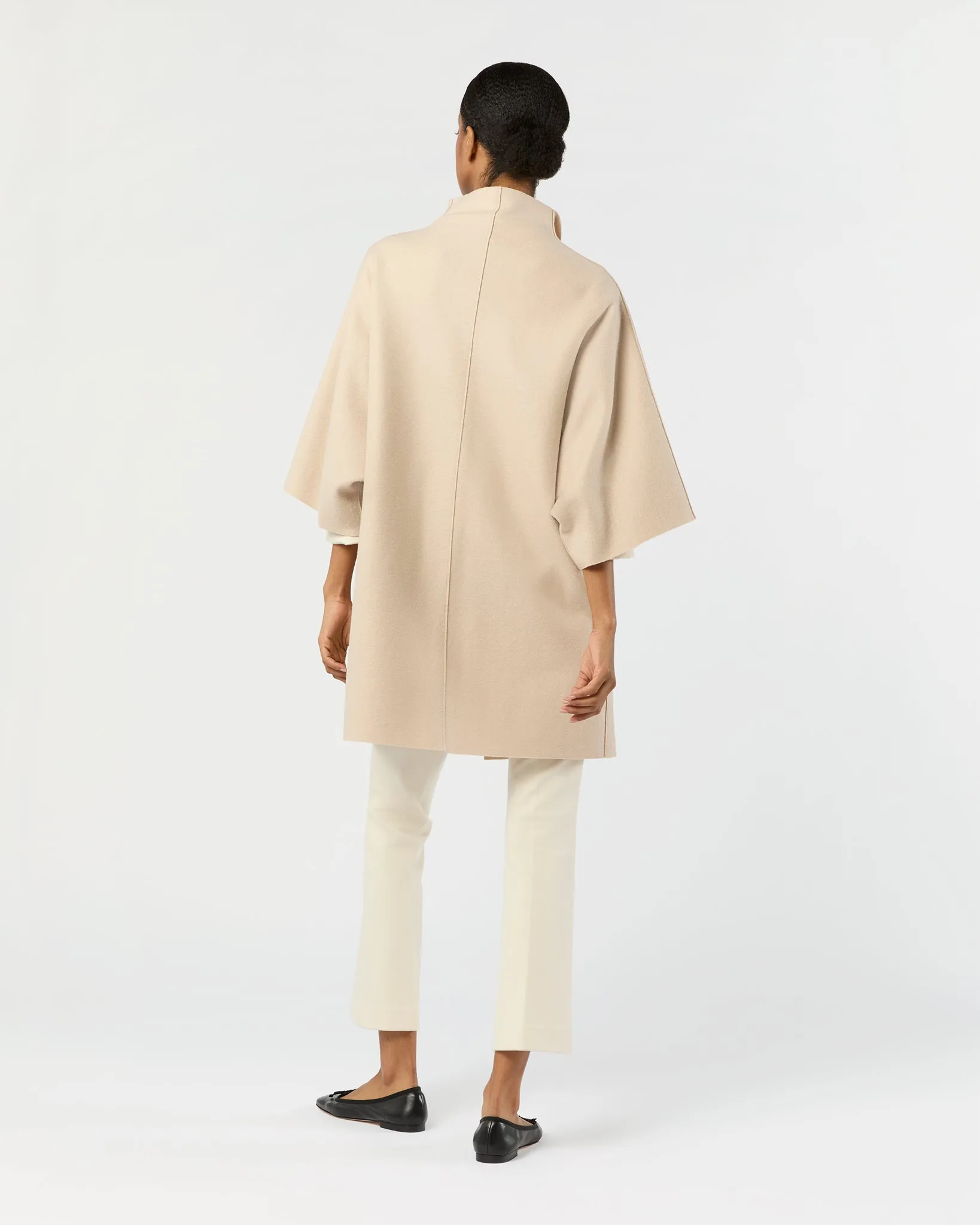 Kimono Coat in Almond sold by Mashburn product image thumbnail 4