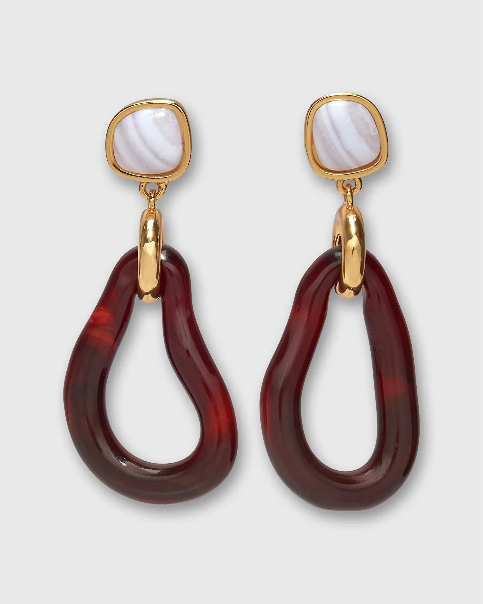 Galina Earrings in Sangria sold by Mashburn product image thumbnail 3