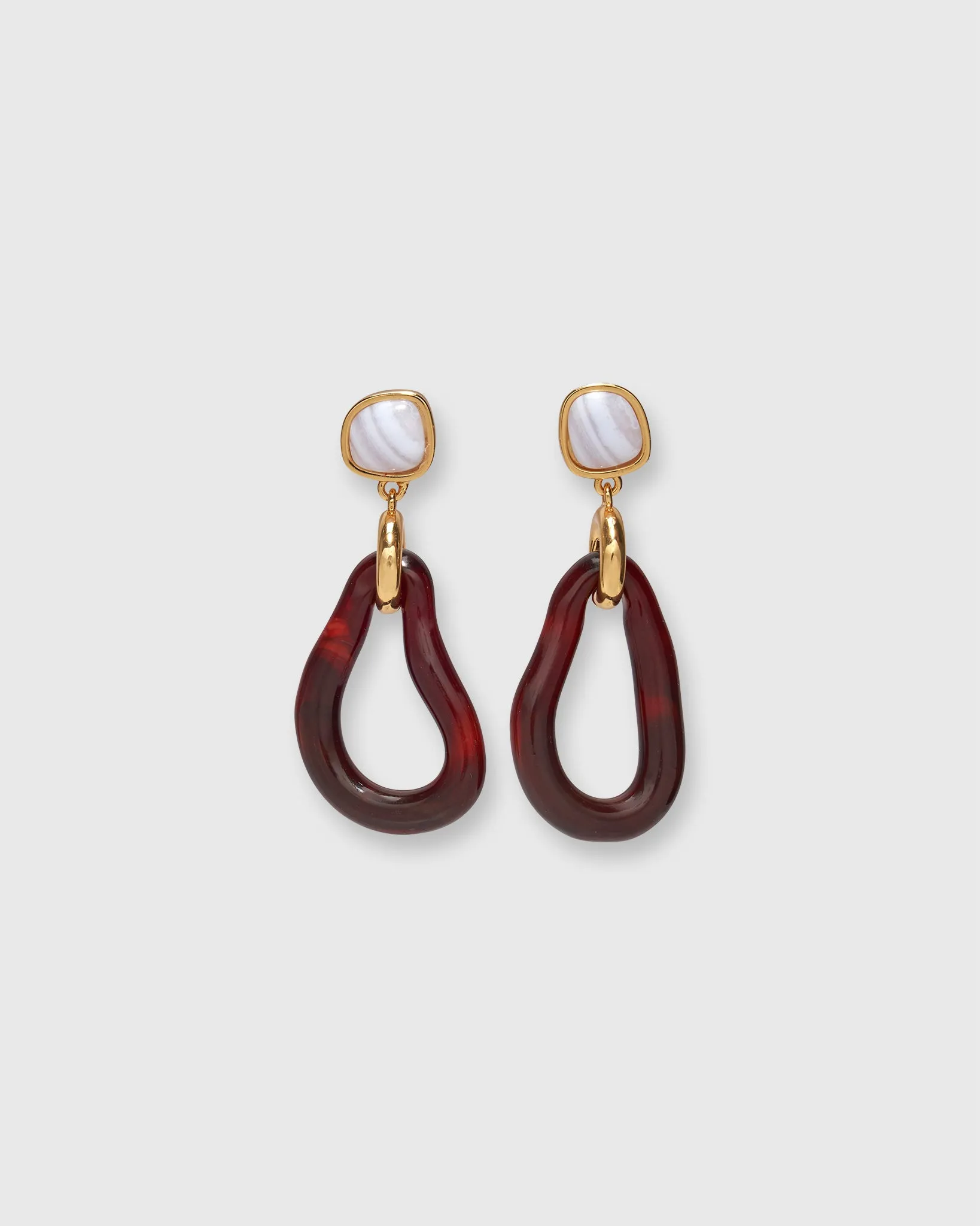 Galina Earrings in Sangria sold by Mashburn