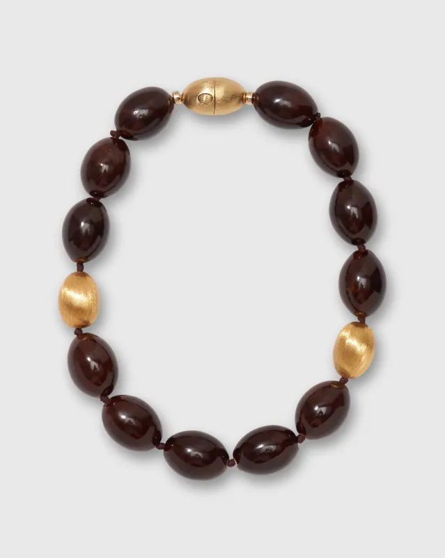 Triana Collar in Brown sold by Mashburn