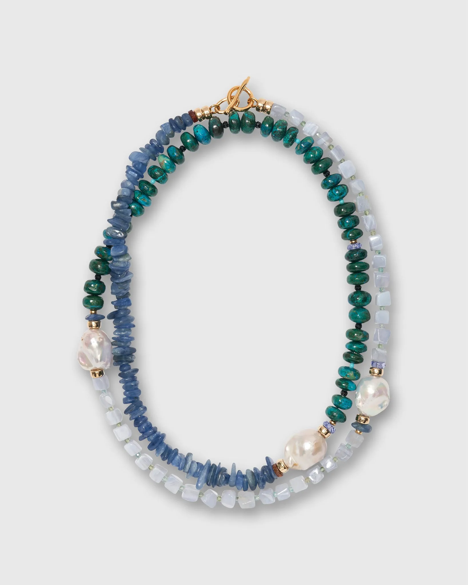 Cabana Necklace in Peacock sold by Mashburn