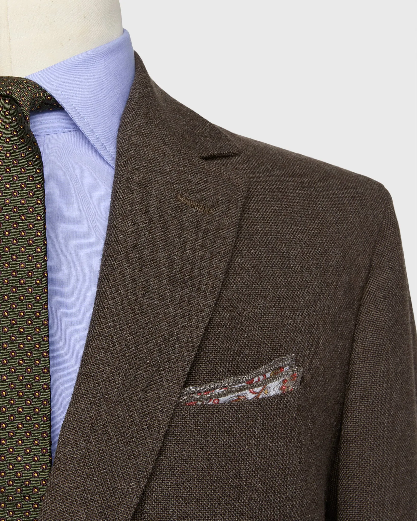 Ghost Blazer in Char Brown Country Cloth sold by Mashburn product image thumbnail 2