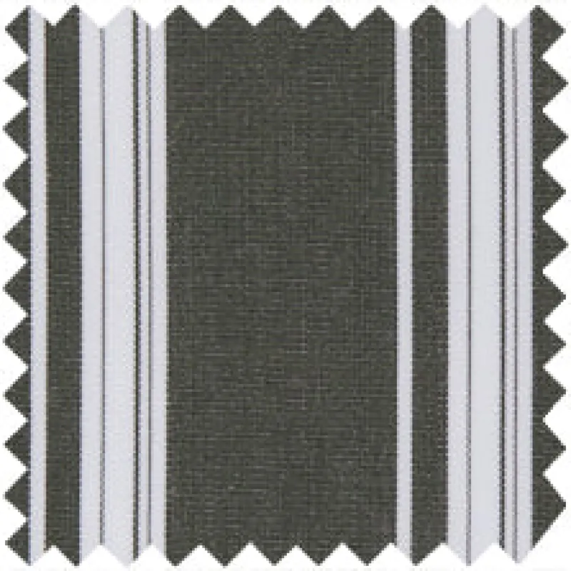 Made-to-Order Pleated Wrap Skirt in Alpine/White Multi Stripe Poplin sold by Mashburn