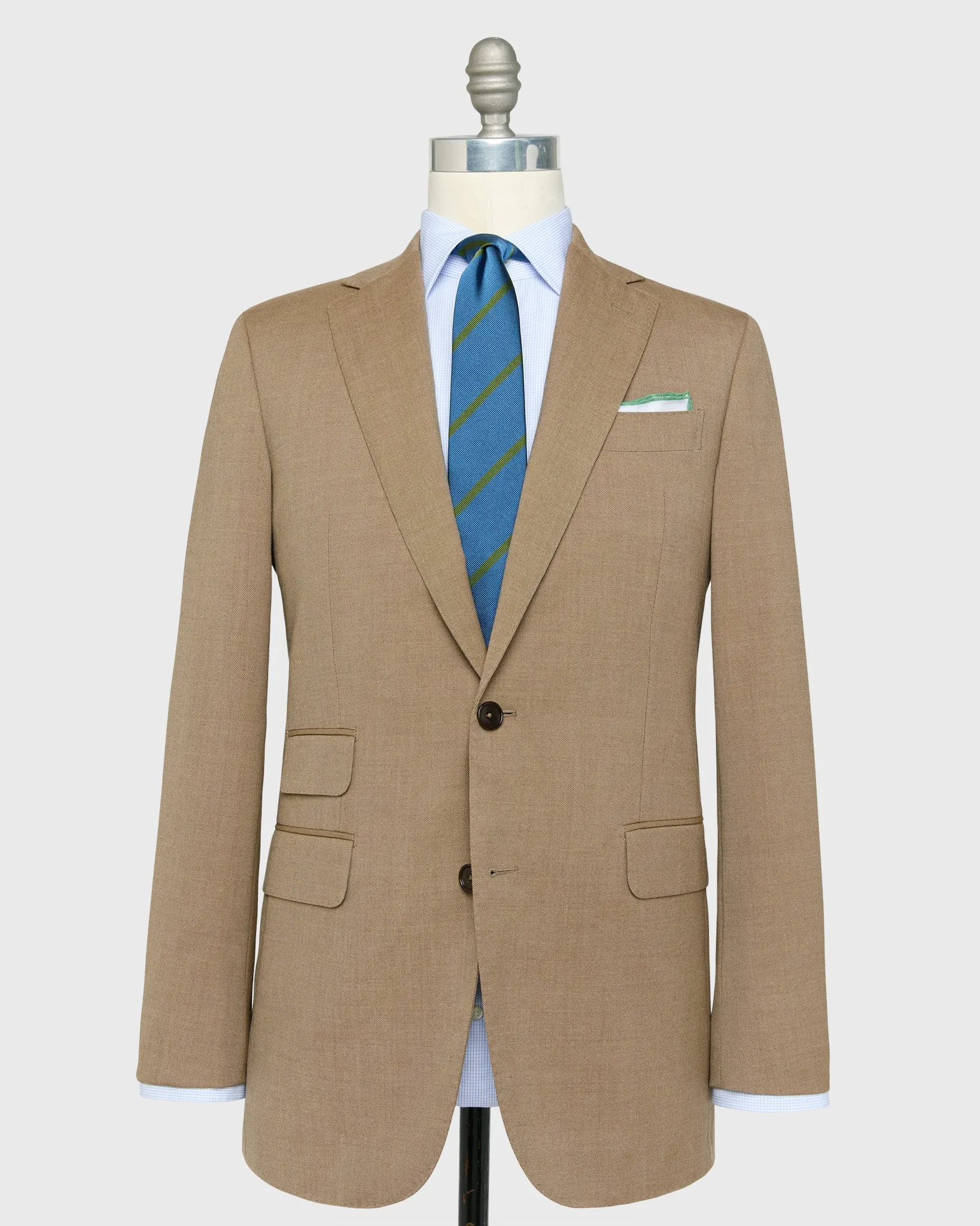 Kincaid No. 2 Suit in Mocha Hopsack sold by Mashburn