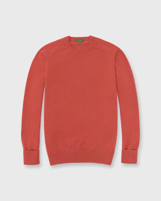 Classic Crewneck Sweater in Carmine Cashmere sold by Mashburn