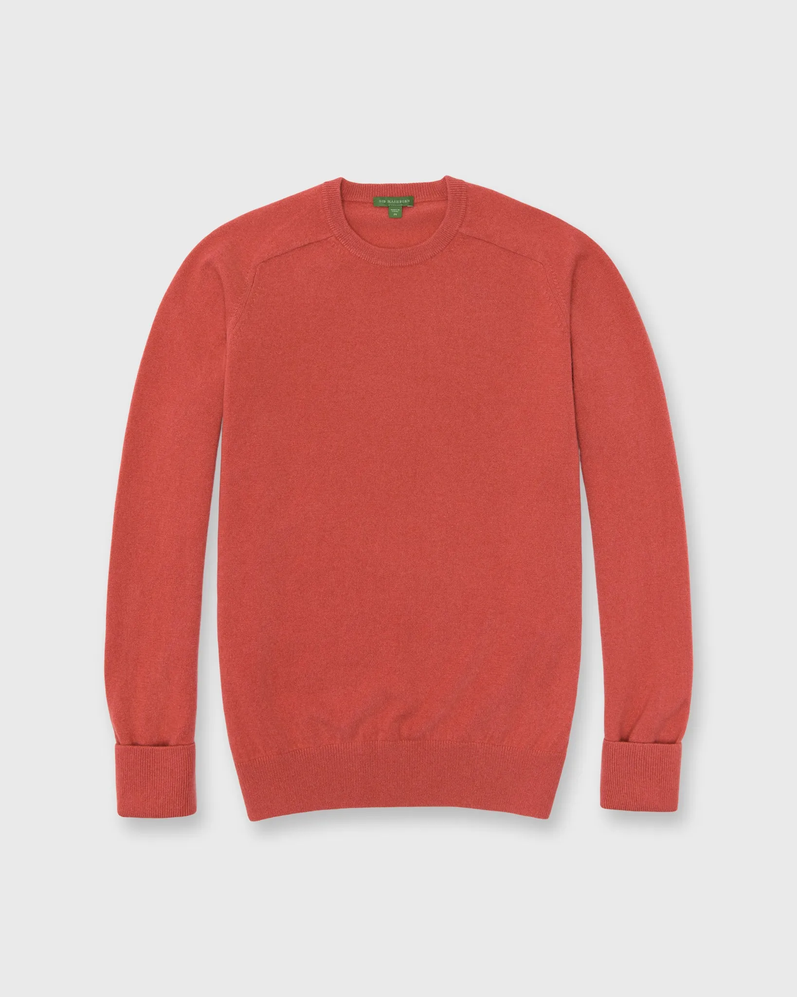 Classic Crewneck Sweater in Carmine Cashmere sold by Mashburn