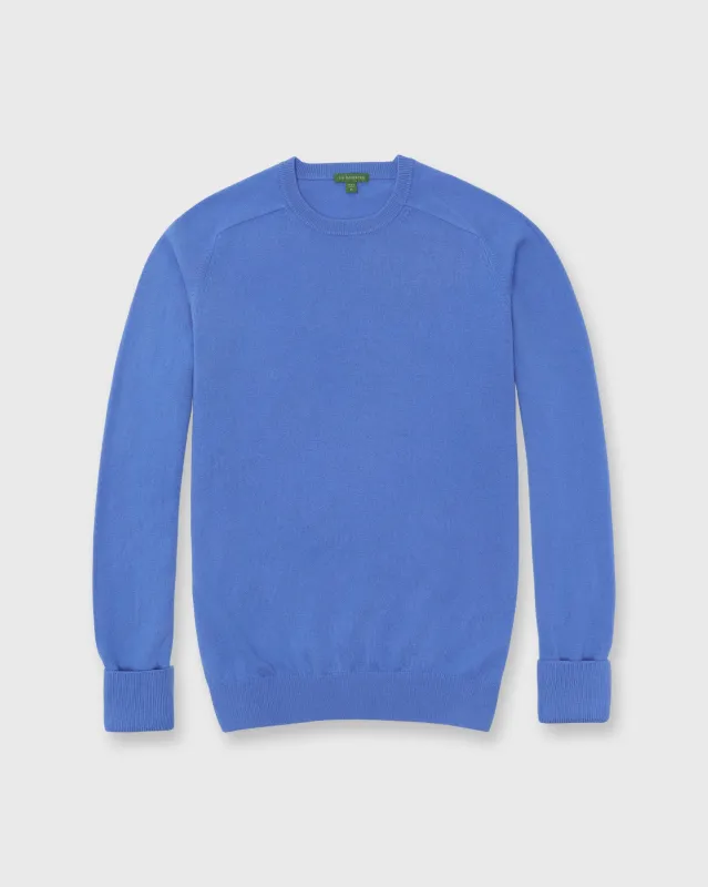 Classic Crewneck Sweater in Ocean Cashmere sold by Mashburn