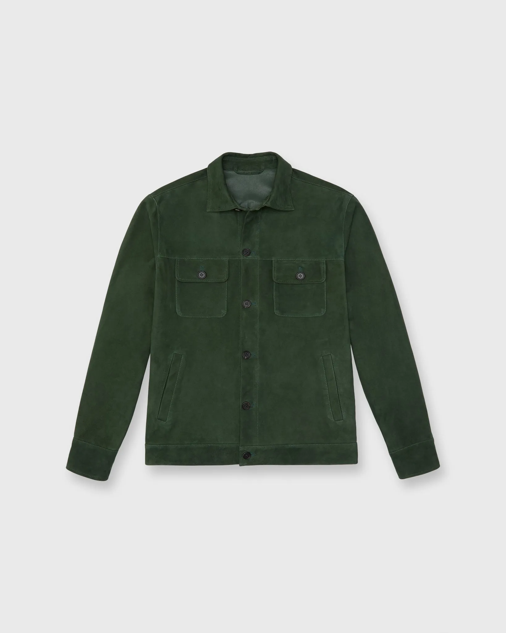 Work Jacket in Pine Suede sold by Mashburn
