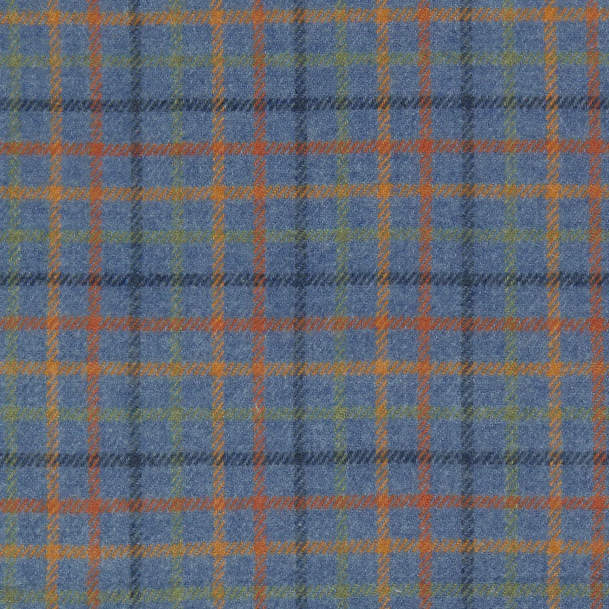 Made-to-Measure Shirt in Blue/Maize/Red Tattersall Flannel sold by Mashburn product image thumbnail 2
