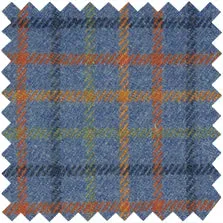 Made-to-Measure Shirt in Blue/Maize/Red Tattersall Flannel sold by Mashburn