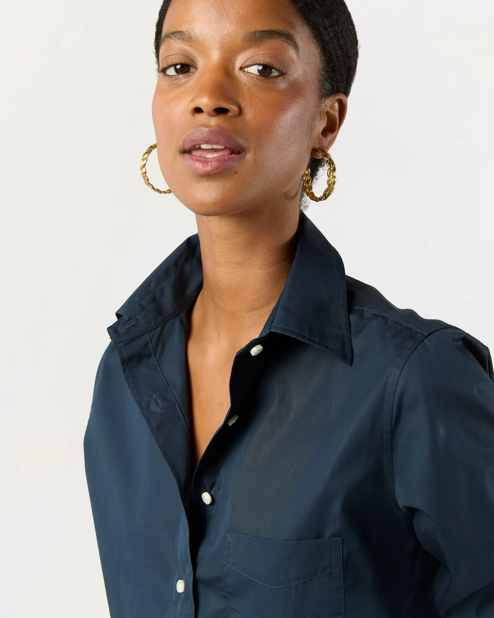 Difenda Hoop Earrings in Gold sold by Mashburn product image thumbnail 2