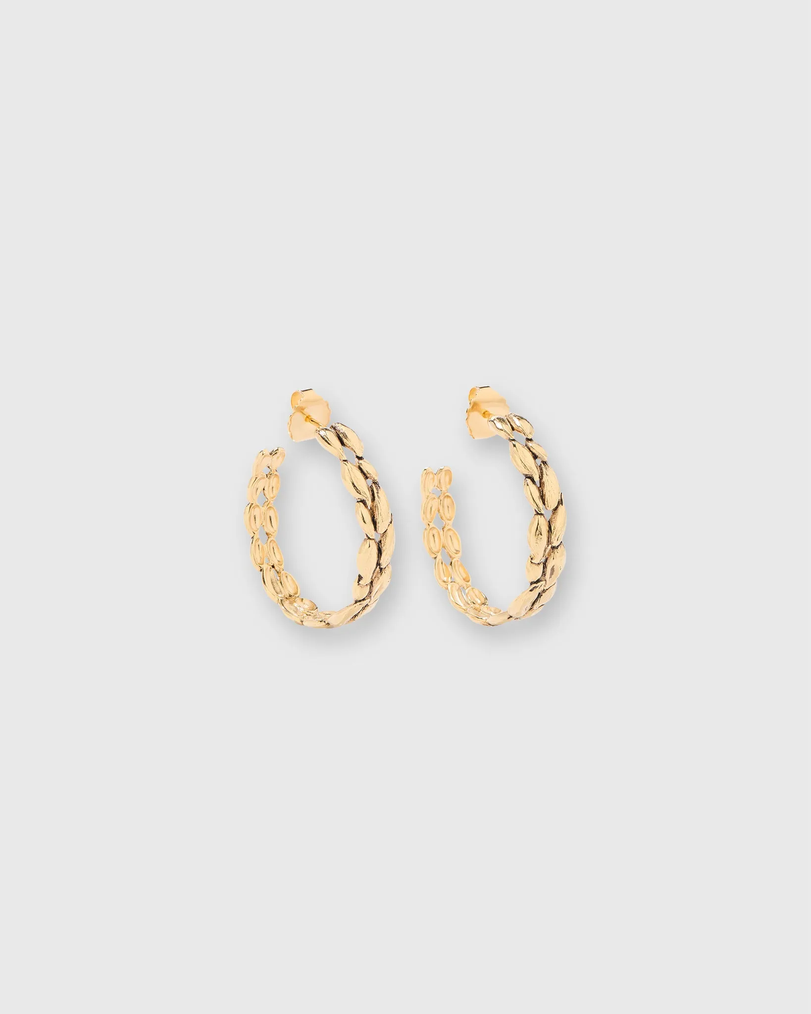 Difenda Hoop Earrings in Gold sold by Mashburn