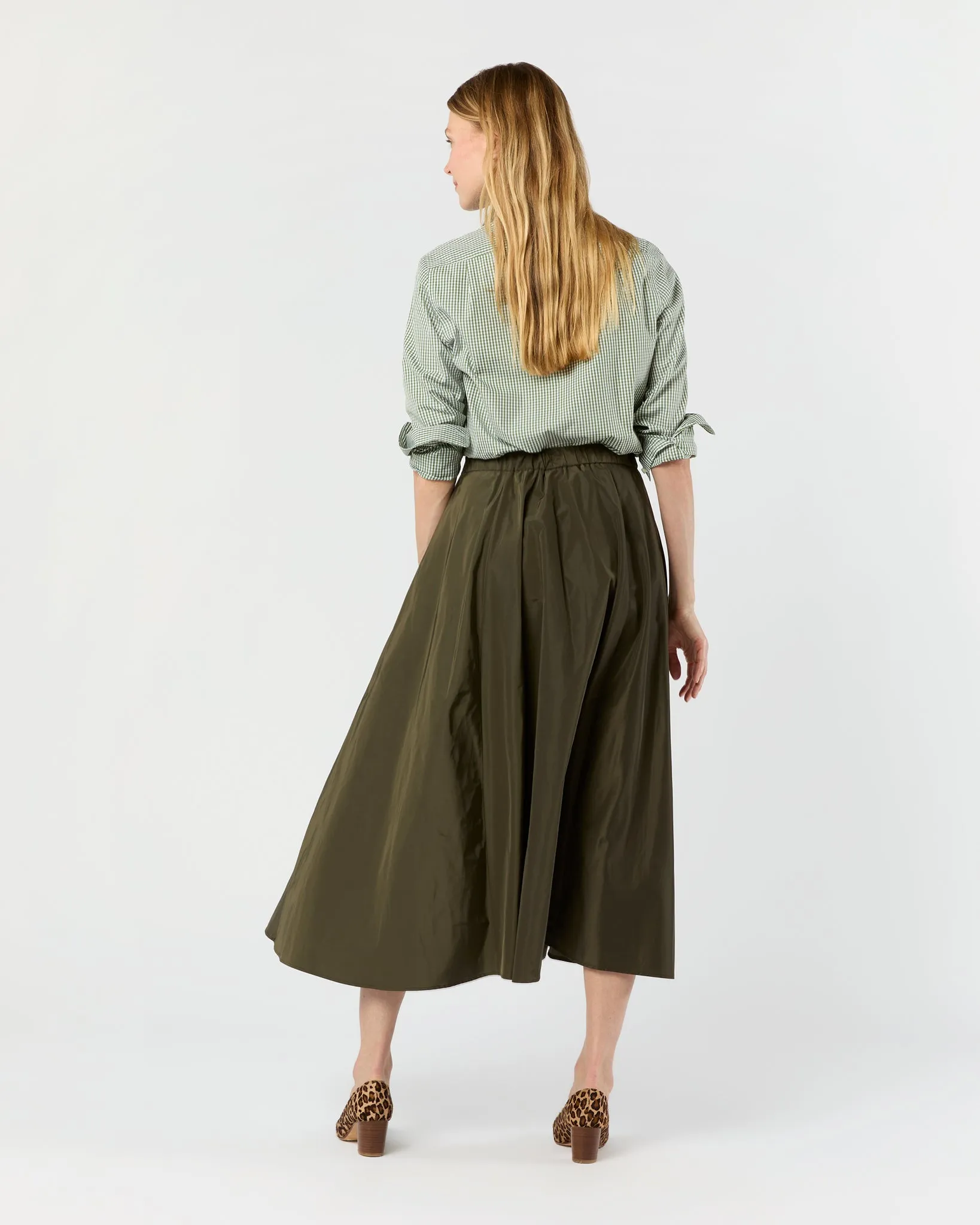 Mia Skirt in Military sold by Mashburn product image thumbnail 4