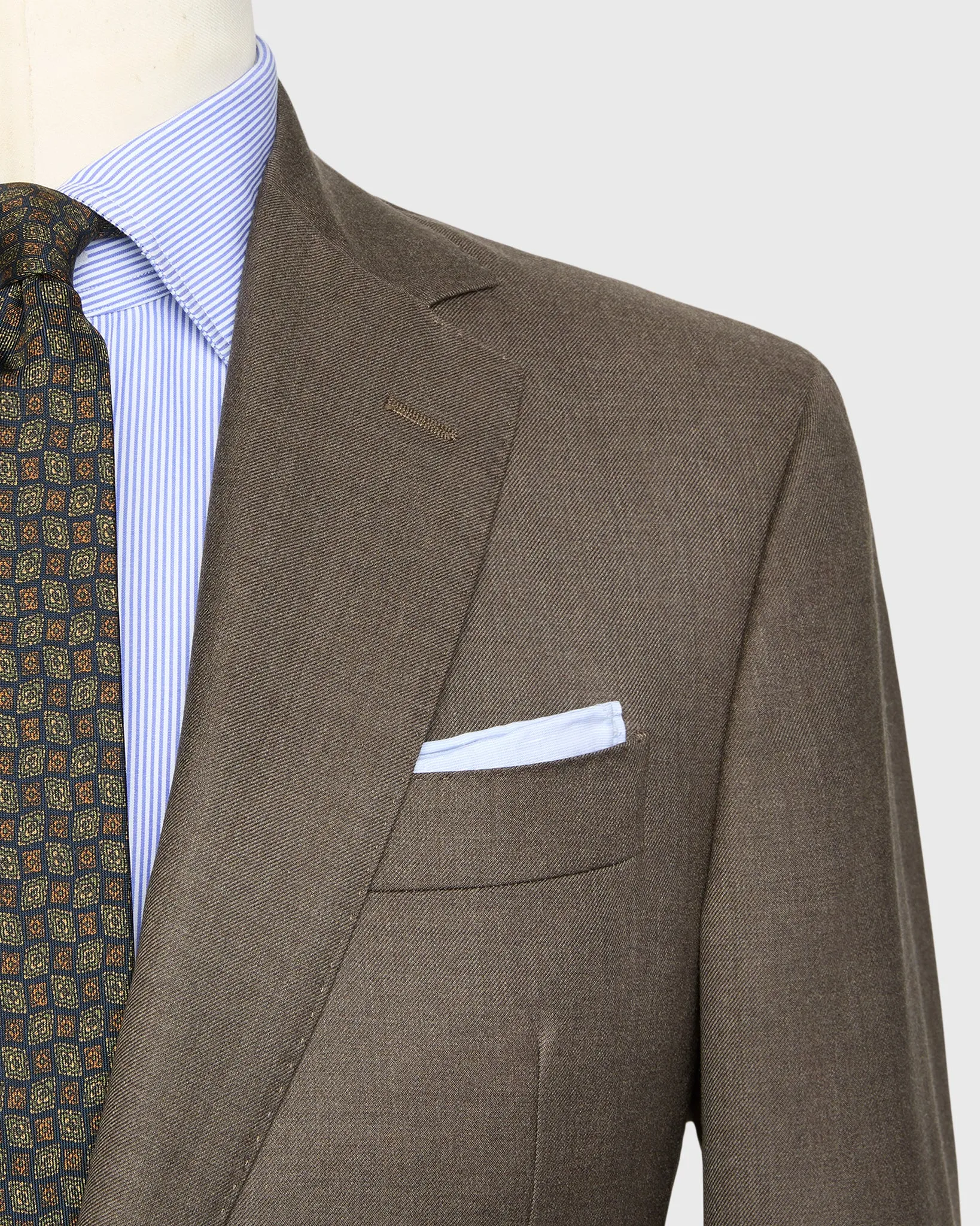 Kincaid No. 2 Suit in Chocolate Twill sold by Mashburn product image thumbnail 3