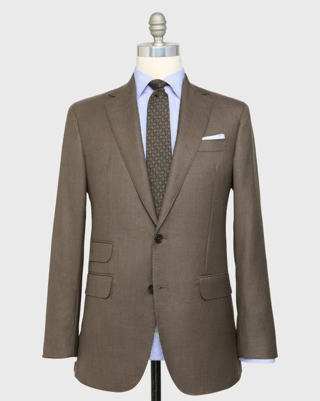 Kincaid No. 2 Suit in Chocolate Twill sold by Mashburn