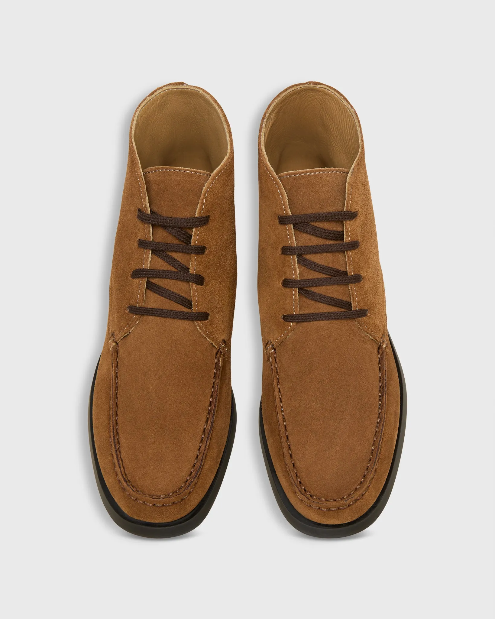 Moccasin Boot in Cigar Suede sold by Mashburn product image thumbnail 2