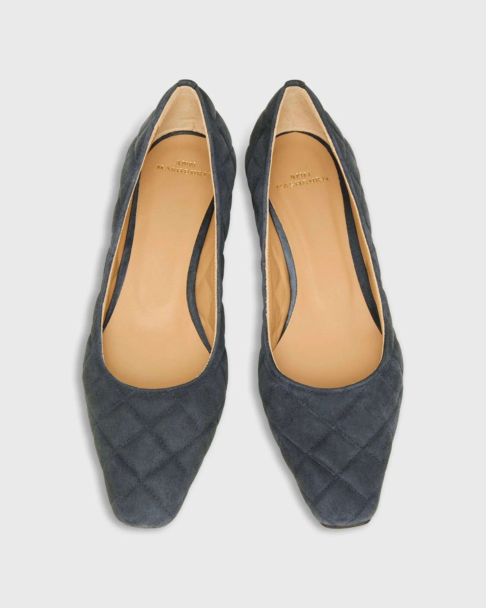 Jane Flat in Navy Suede sold by Mashburn product image thumbnail 2