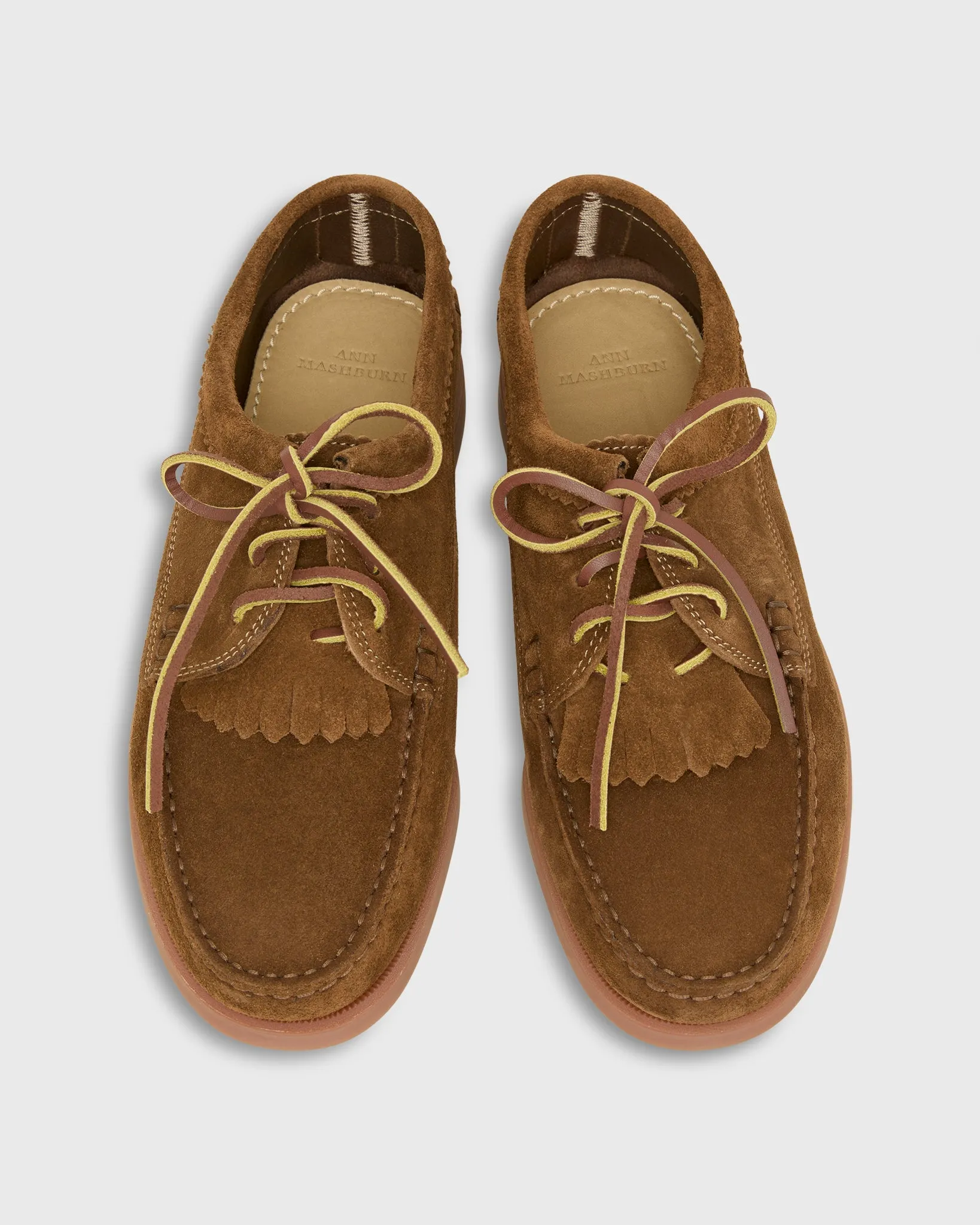 Kilt Chukka Moccasin in Chestnut Suede sold by Mashburn product image thumbnail 2