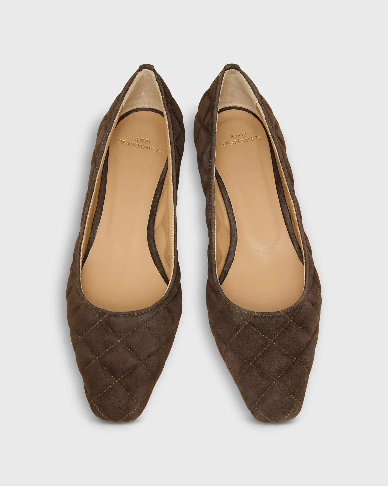 Jane Flat in Chocolate Suede sold by Mashburn product image thumbnail 2