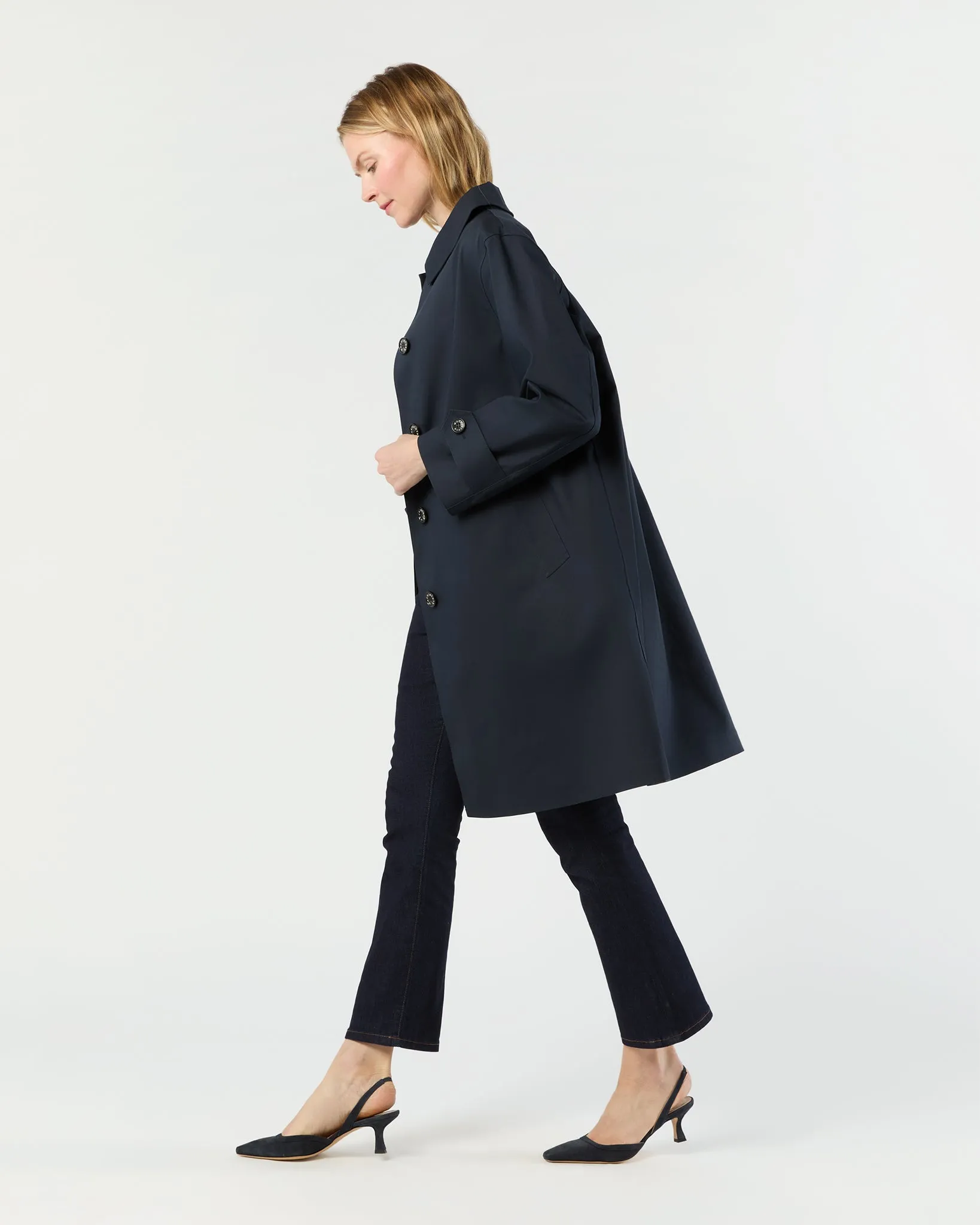 Banton Coat in Navy sold by Mashburn product image thumbnail 4