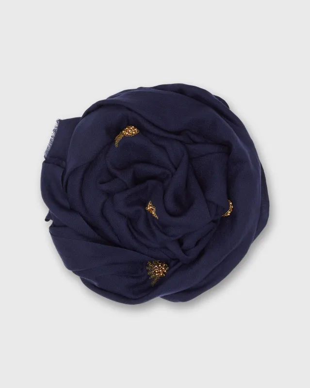 Sun & Moon Scarf in Peacoat Navy sold by Mashburn