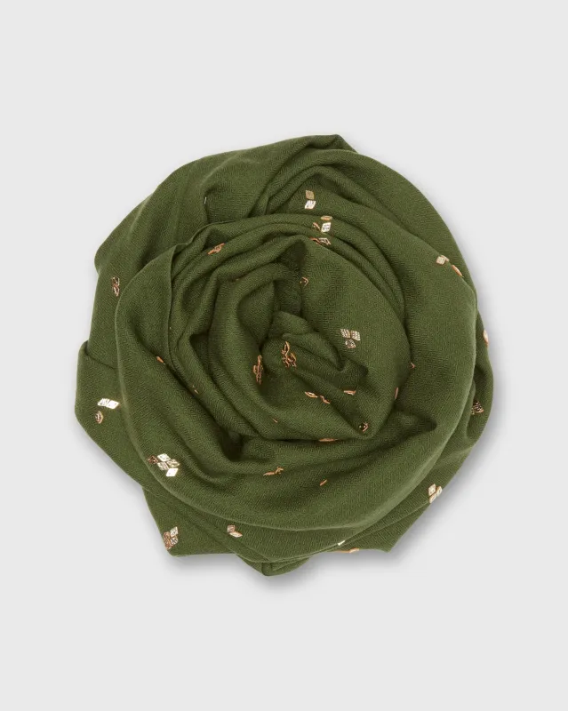 Gilded Essence Scarf in Cypress sold by Mashburn