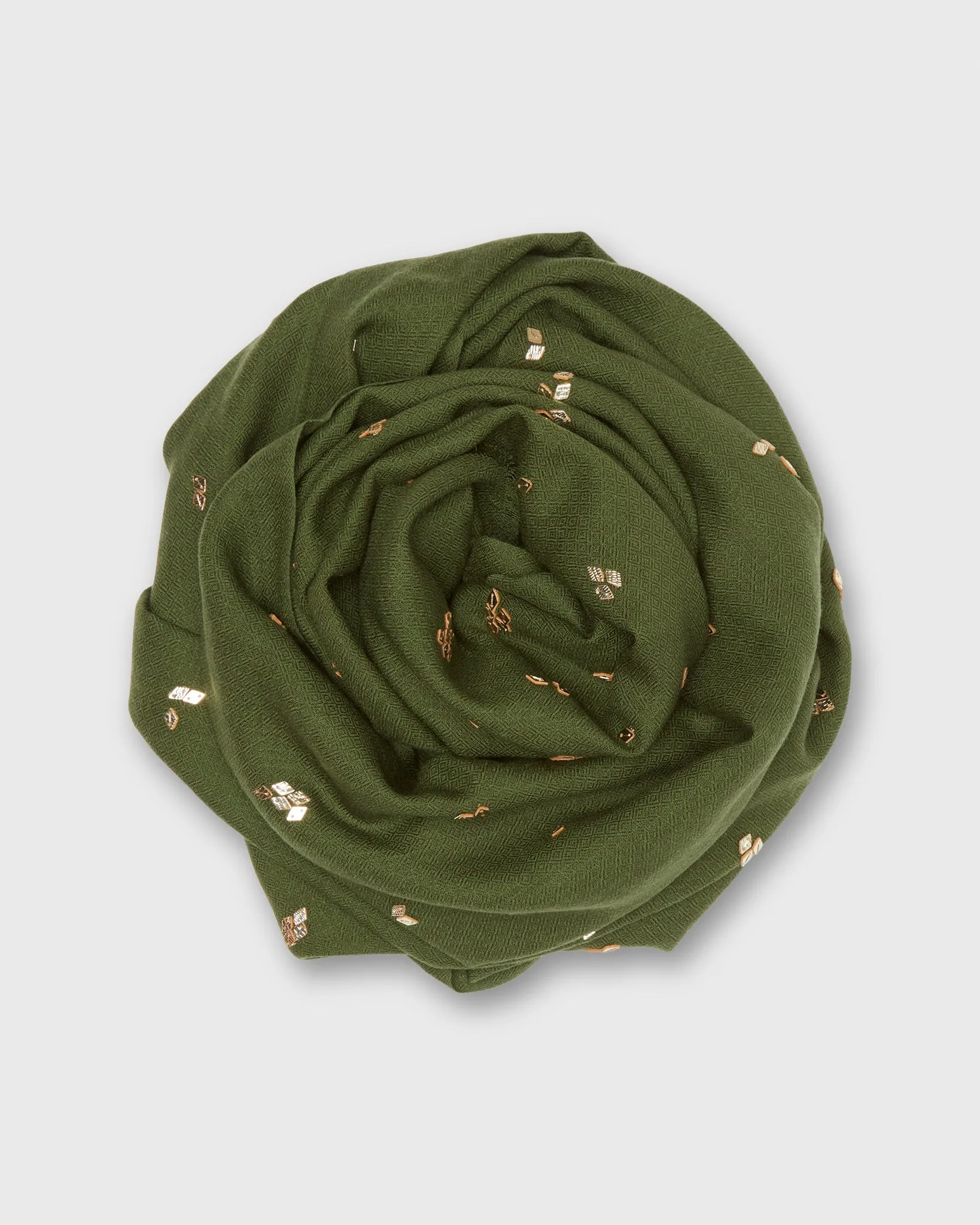 Gilded Essence Scarf in Cypress sold by Mashburn