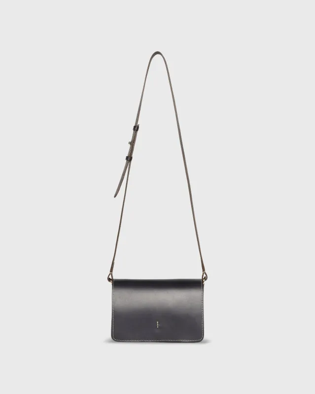 Josie Crossbody Bag in Navy Leather sold by Mashburn