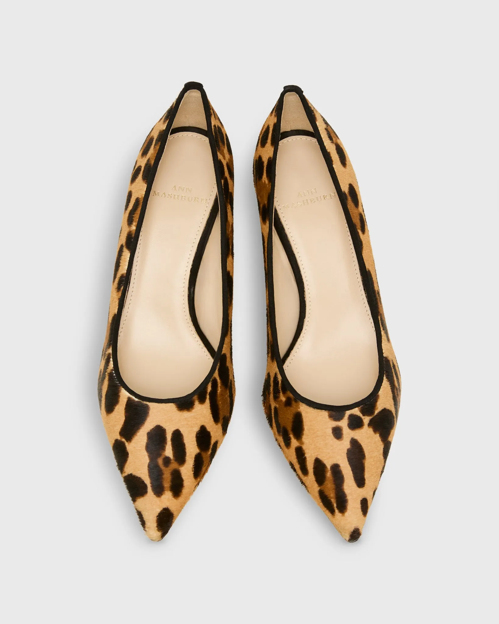 Pointed-Toe Pump in Leopard Calf Hair sold by Mashburn product image thumbnail 2