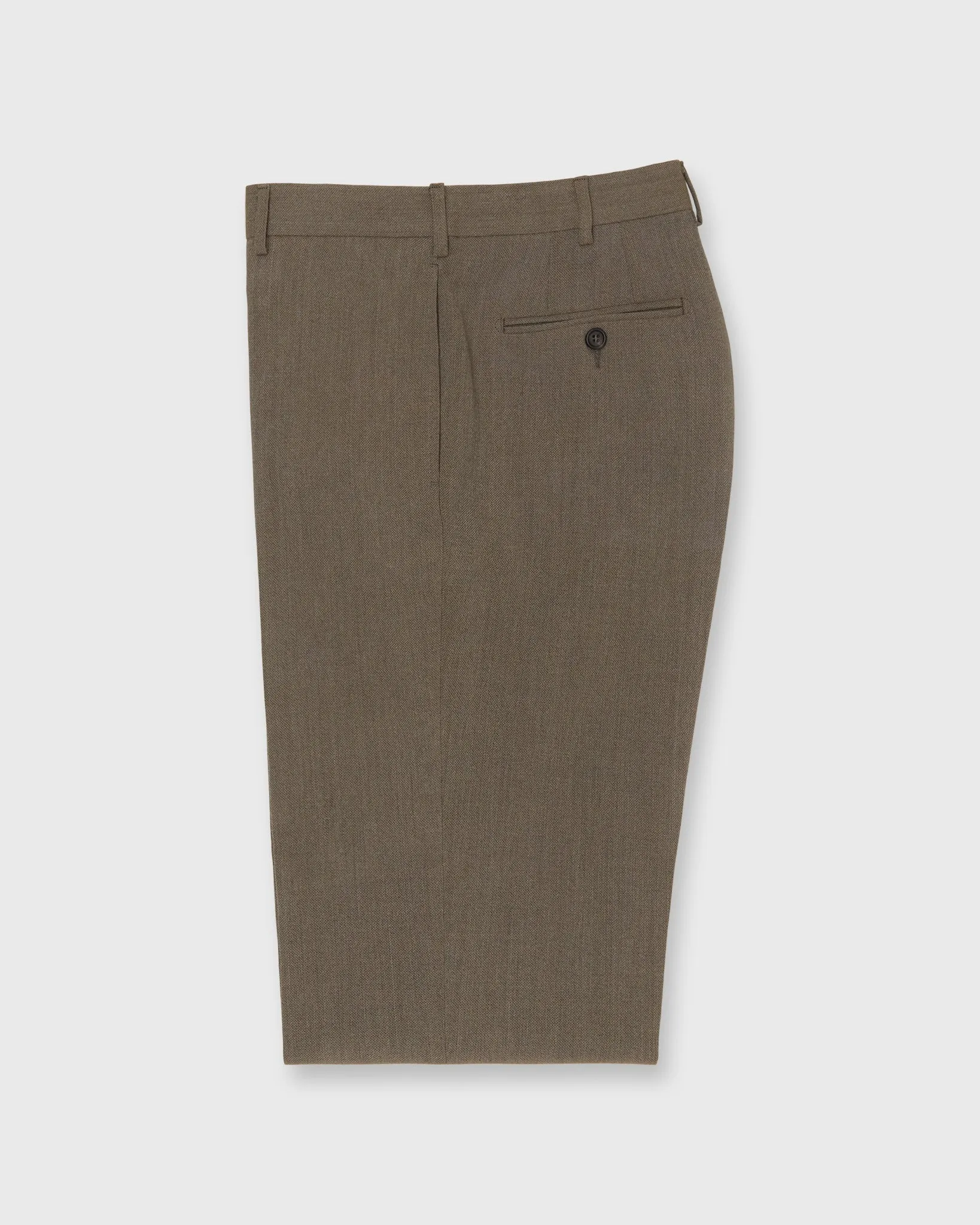 Dress Trouser in Flax Quattro Hopsack sold by Mashburn product image thumbnail 2