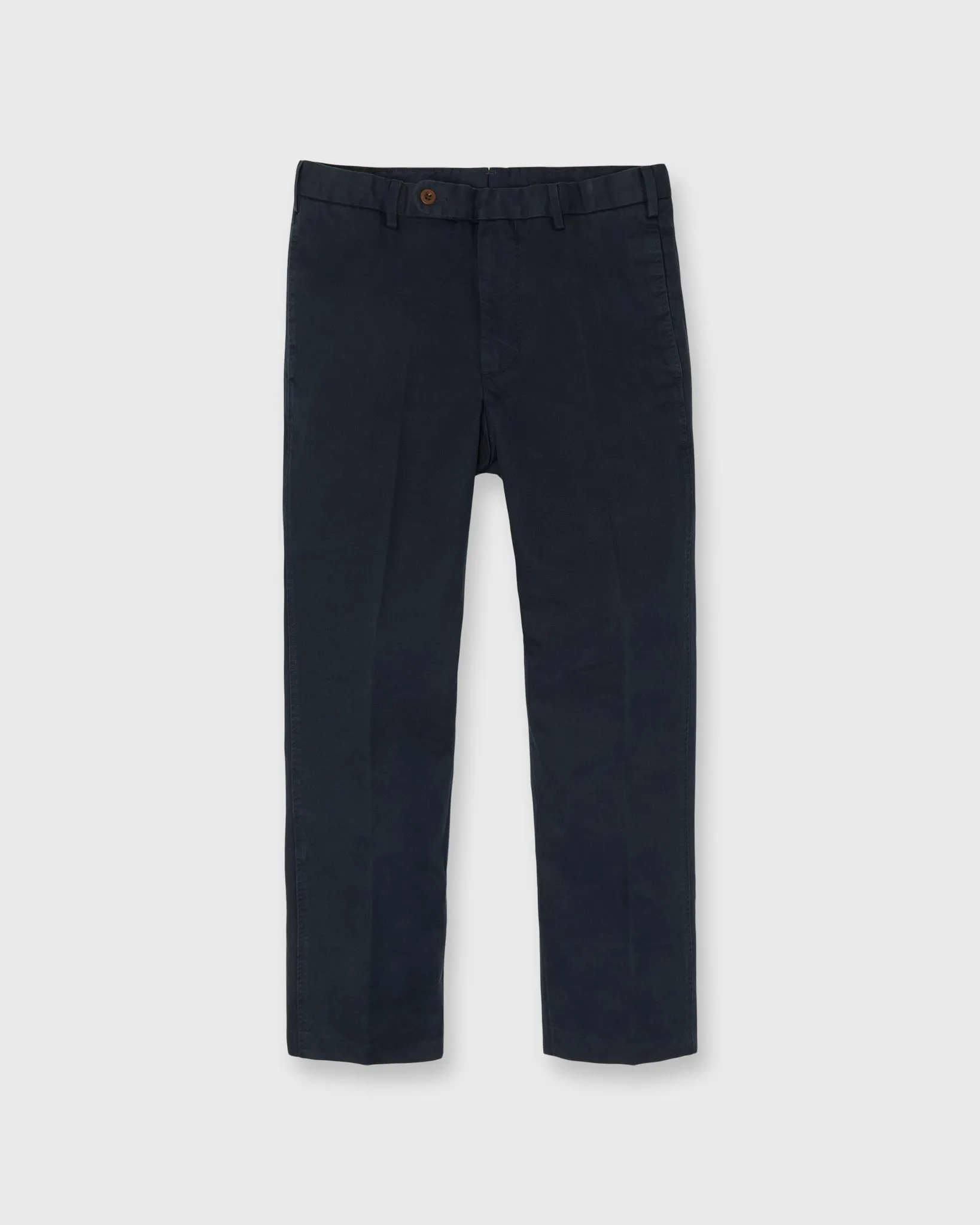 Garment-Dyed Sport Trouser in Navy High Ridge Twill sold by Mashburn