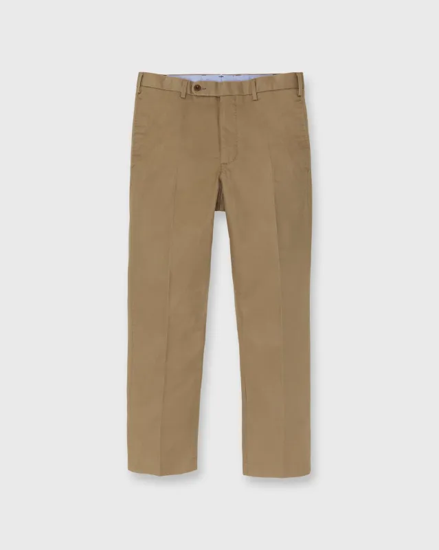 Sport Trouser in British Khaki High Ridge Twill sold by Mashburn