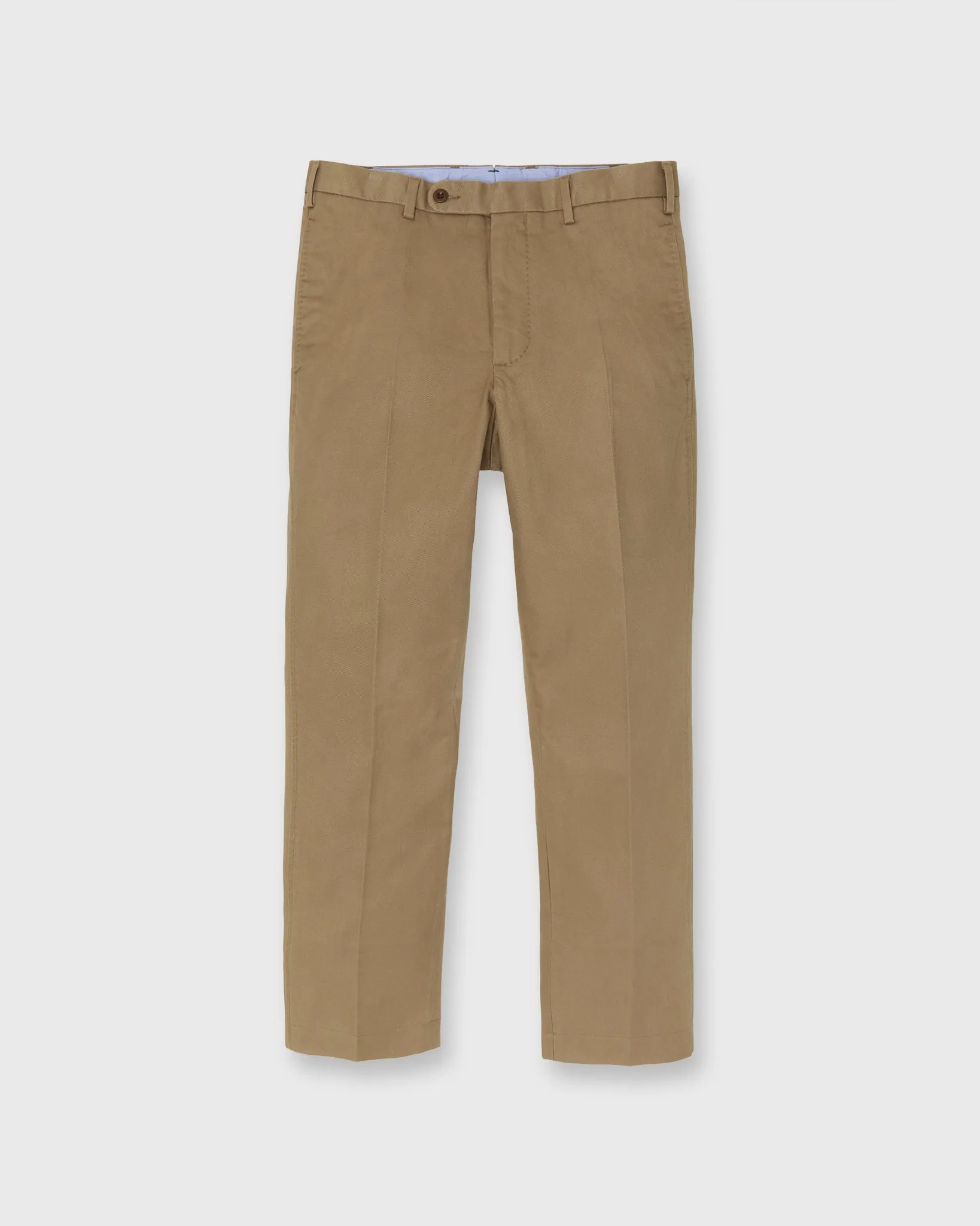 Sport Trouser in British Khaki High Ridge Twill sold by Mashburn