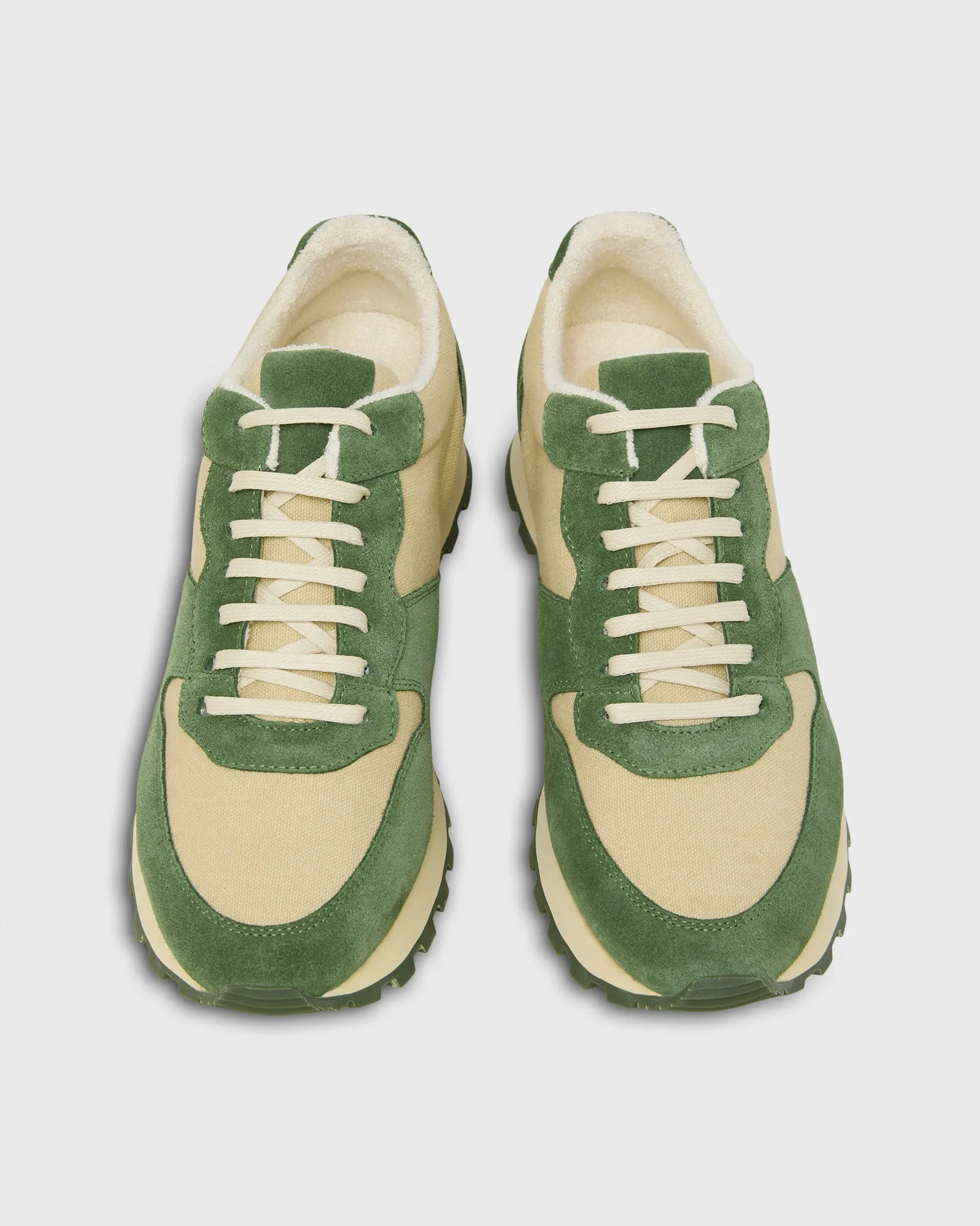 Trainer in Cactus Suede/Khaki Canvas sold by Mashburn product image thumbnail 2