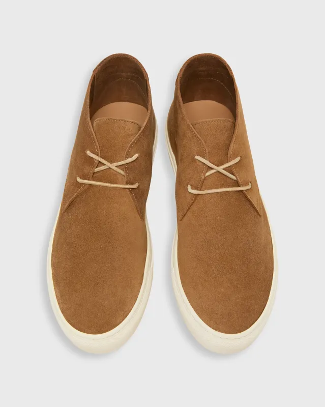 Chukka Lace-Up Sneaker in Acorn Suede sold by Mashburn