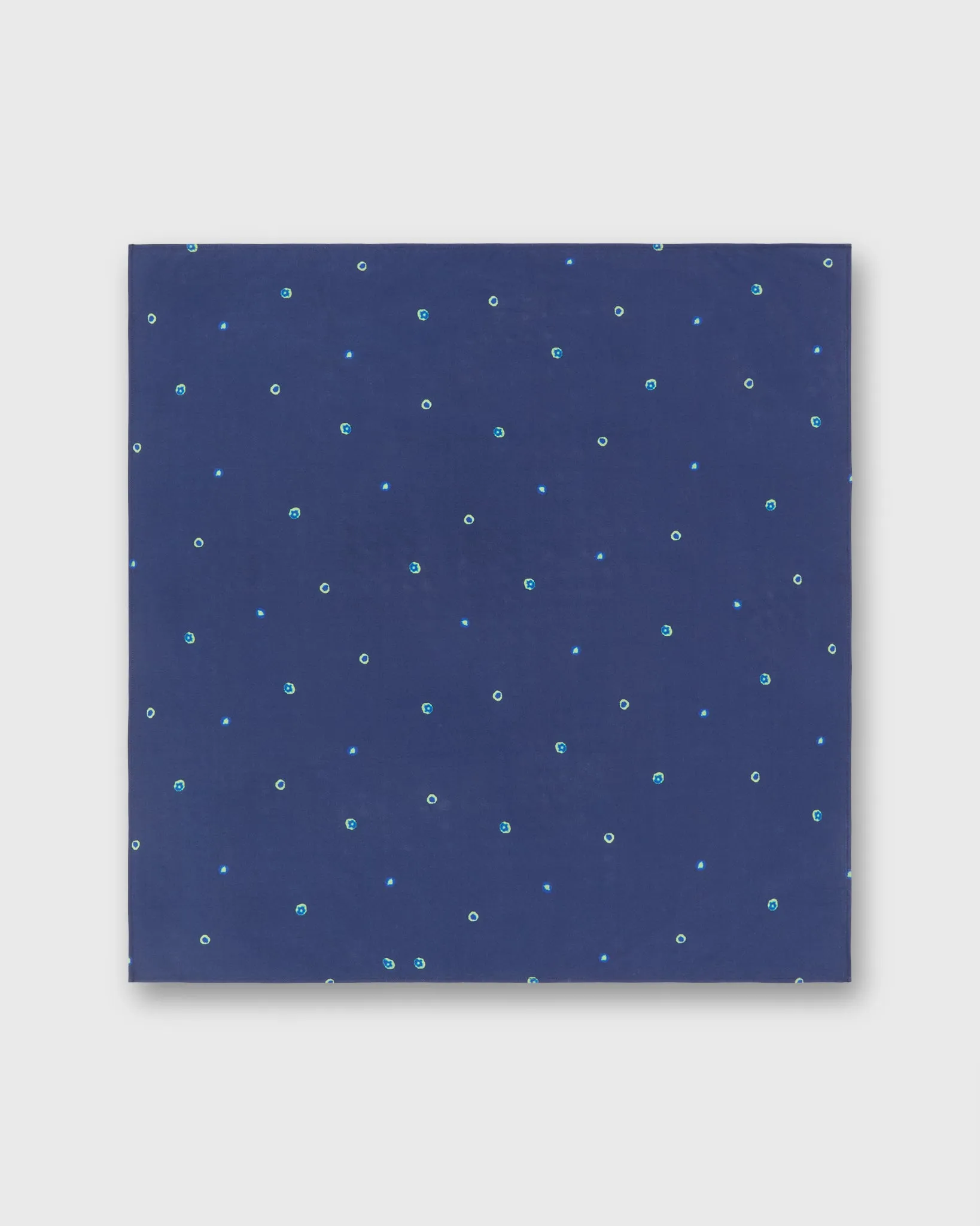 Bandana in Navy/Green/Blue Tie Dye Dot sold by Mashburn product image thumbnail 2