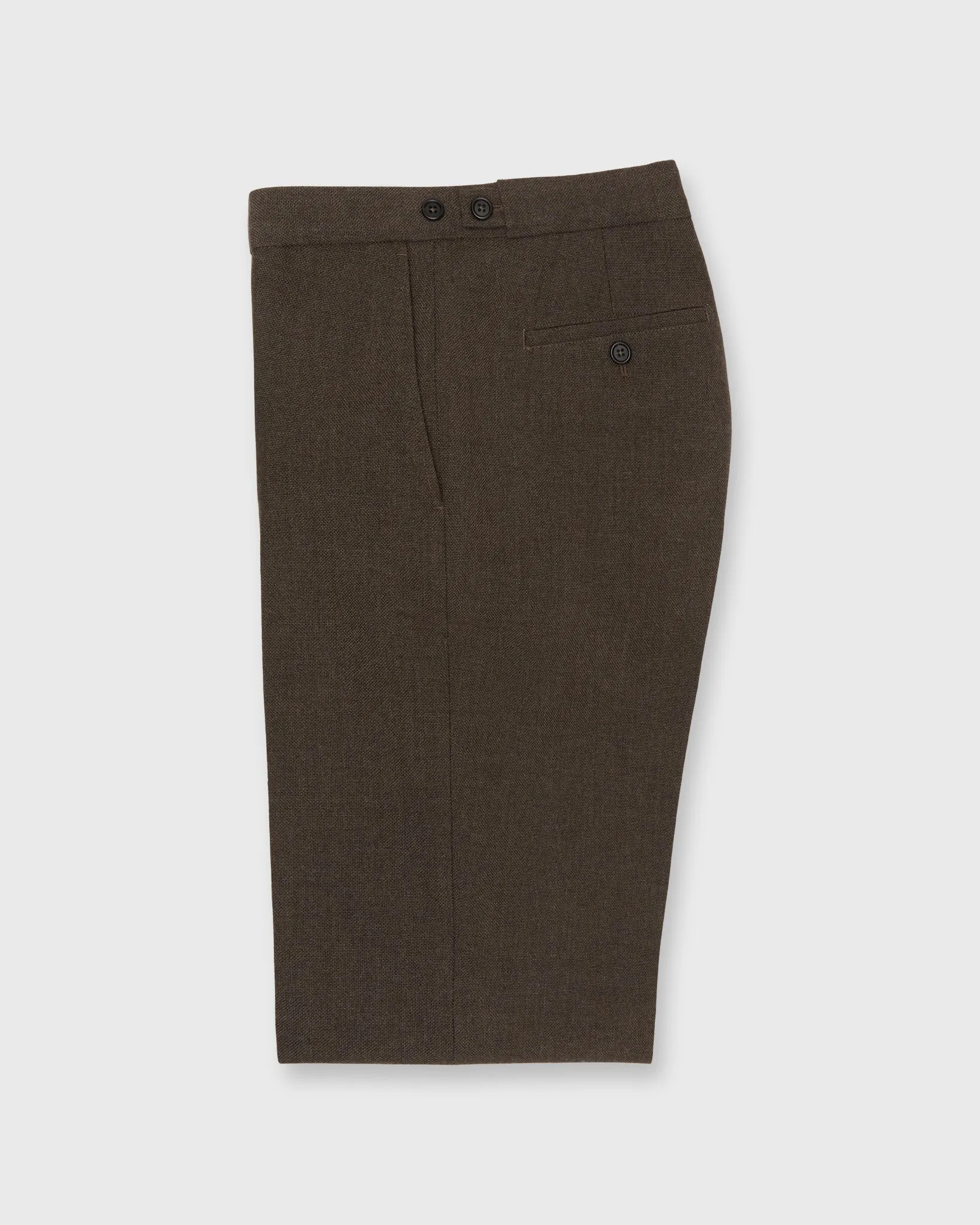 Ghost Trouser in Char Brown Country Cloth sold by Mashburn product image thumbnail 2