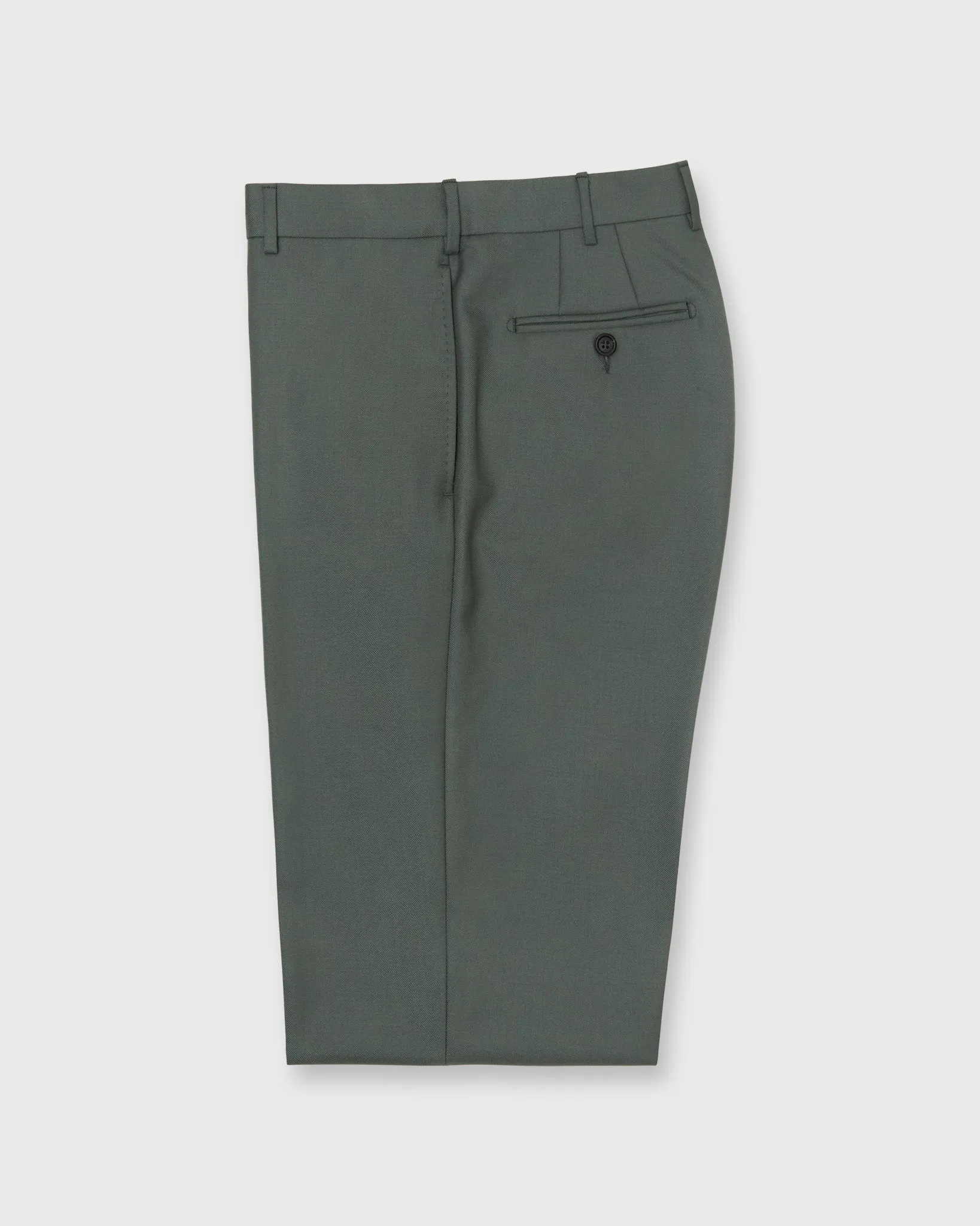 Dress Trouser in Olive Mid-Weight Twill sold by Mashburn product image thumbnail 2