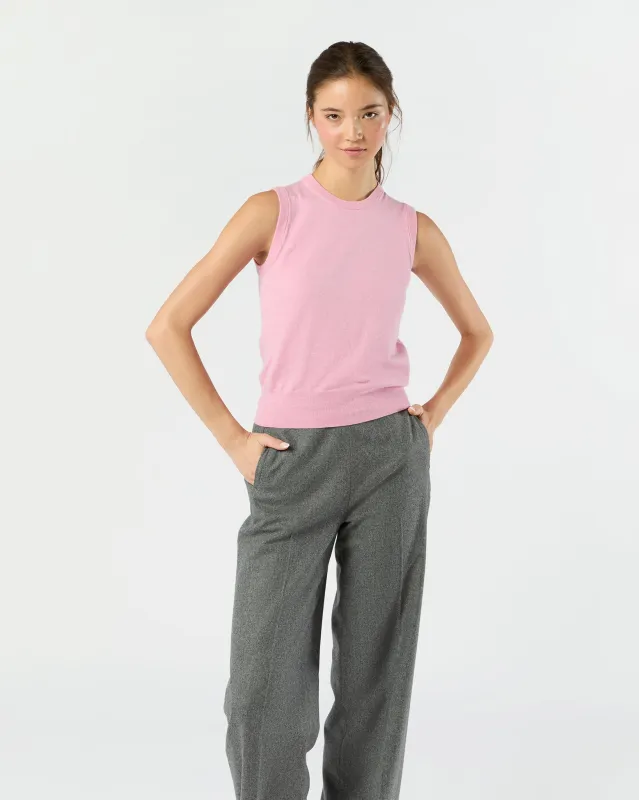 Rosie Shell in Heather Rose Cotton/Silk sold by Mashburn