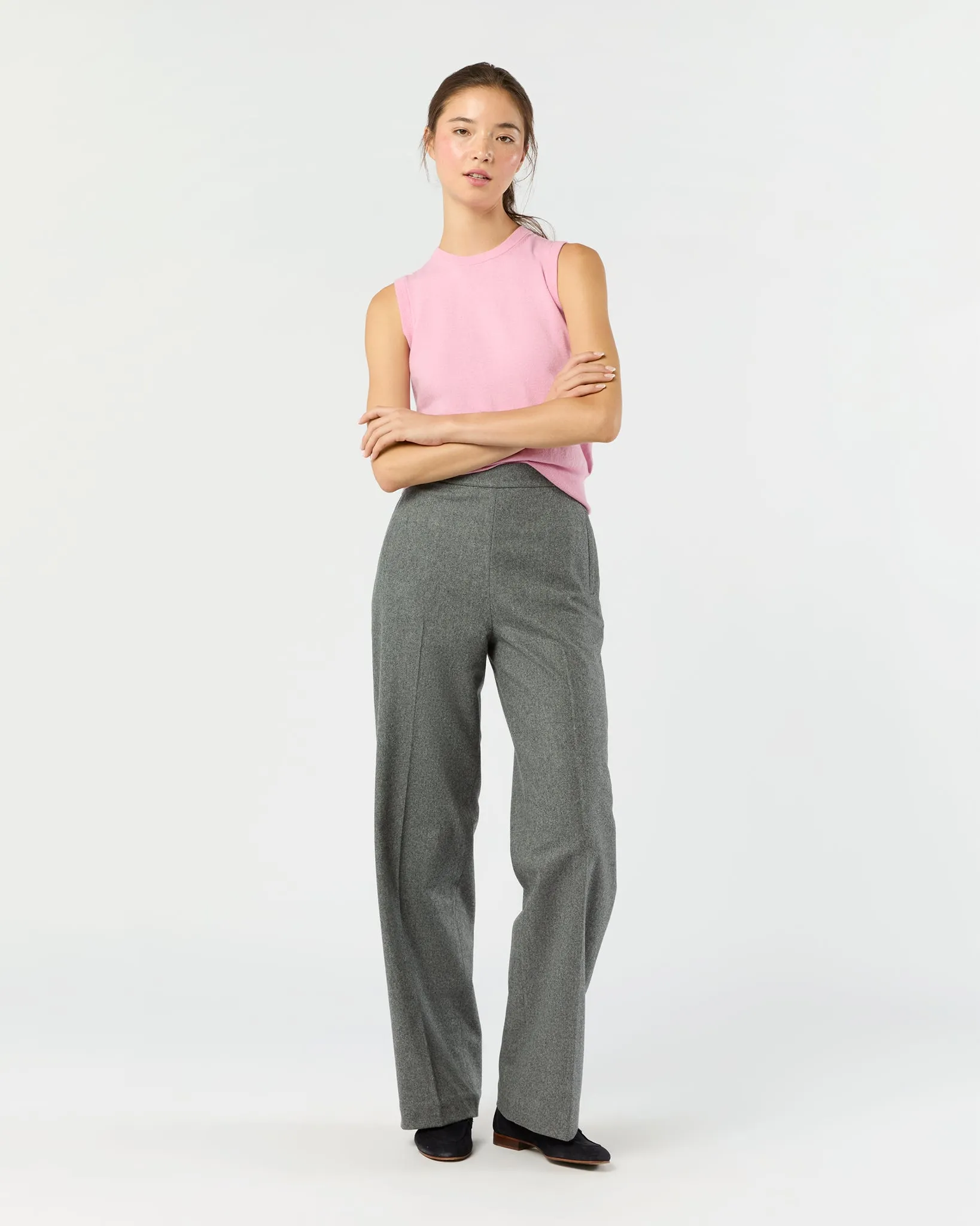 Rosie Shell in Heather Rose Cotton/Silk sold by Mashburn product image thumbnail 2