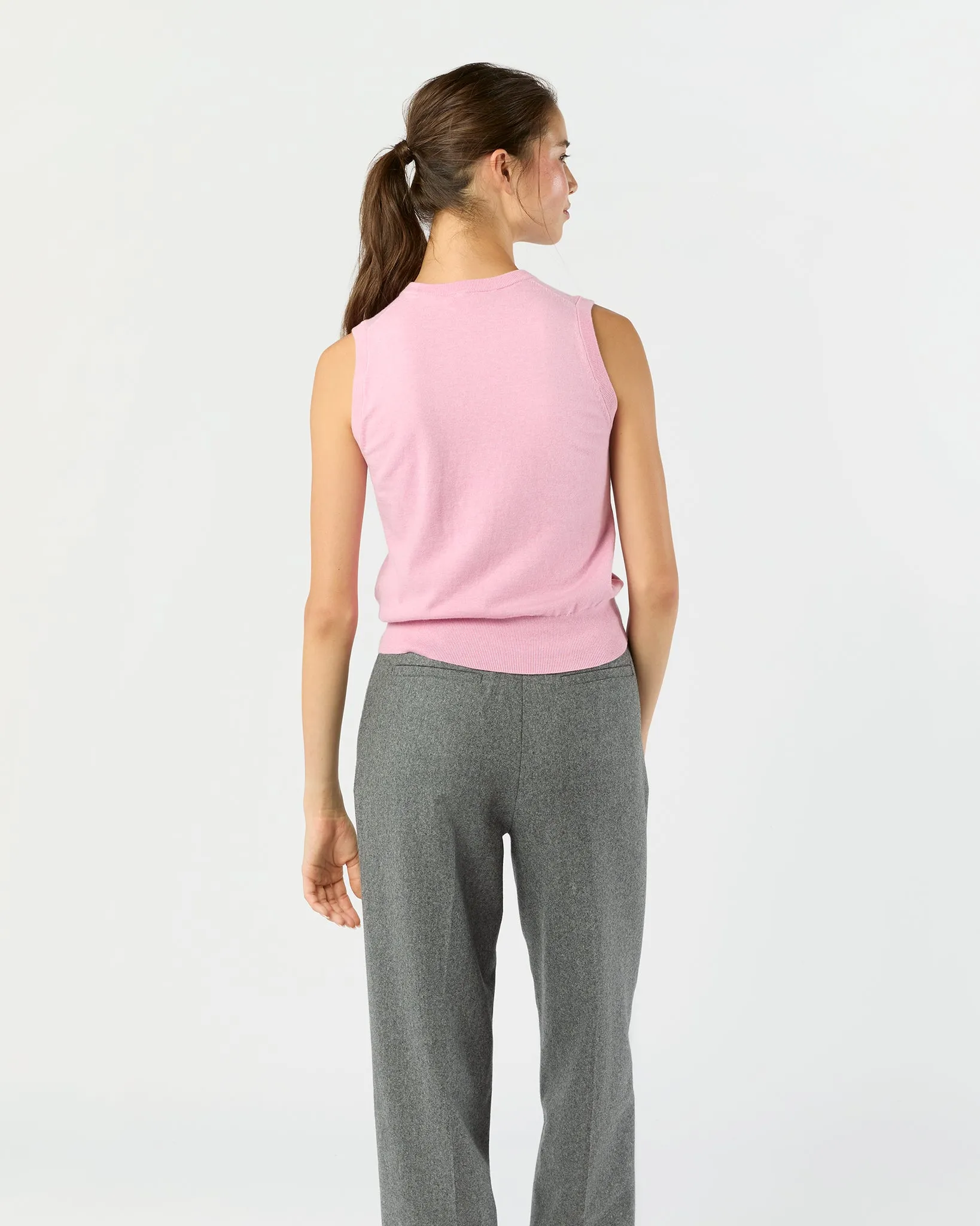 Rosie Shell in Heather Rose Cotton/Silk sold by Mashburn product image thumbnail 5
