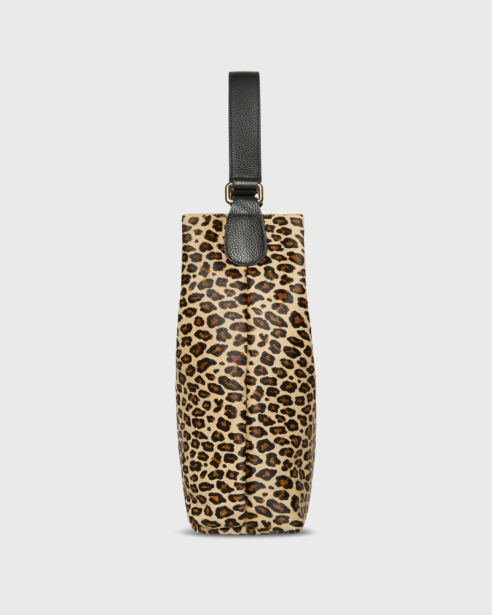 Large Hobo Bag in Leopard Calf Hair sold by Mashburn product image thumbnail 3