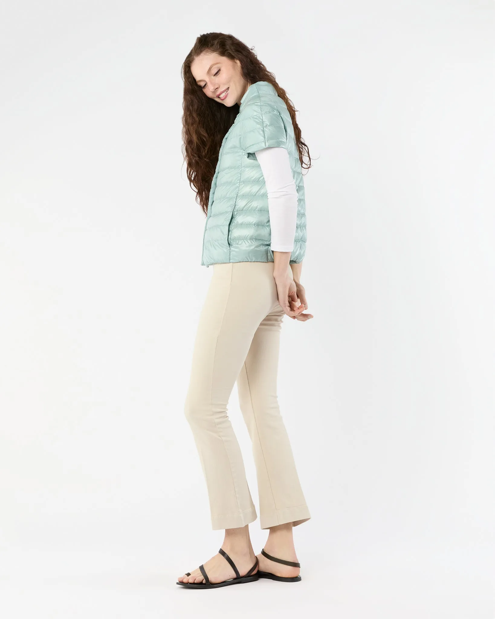 Greta Cap-Sleeve Jacket in Light Blue sold by Mashburn product image thumbnail 5