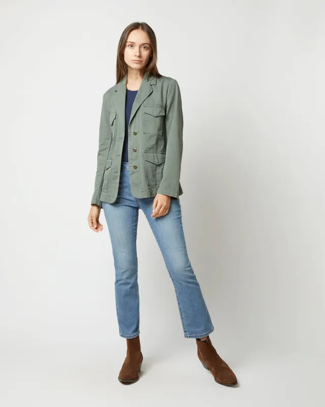 Military Jacket in Army Green sold by Mashburn
