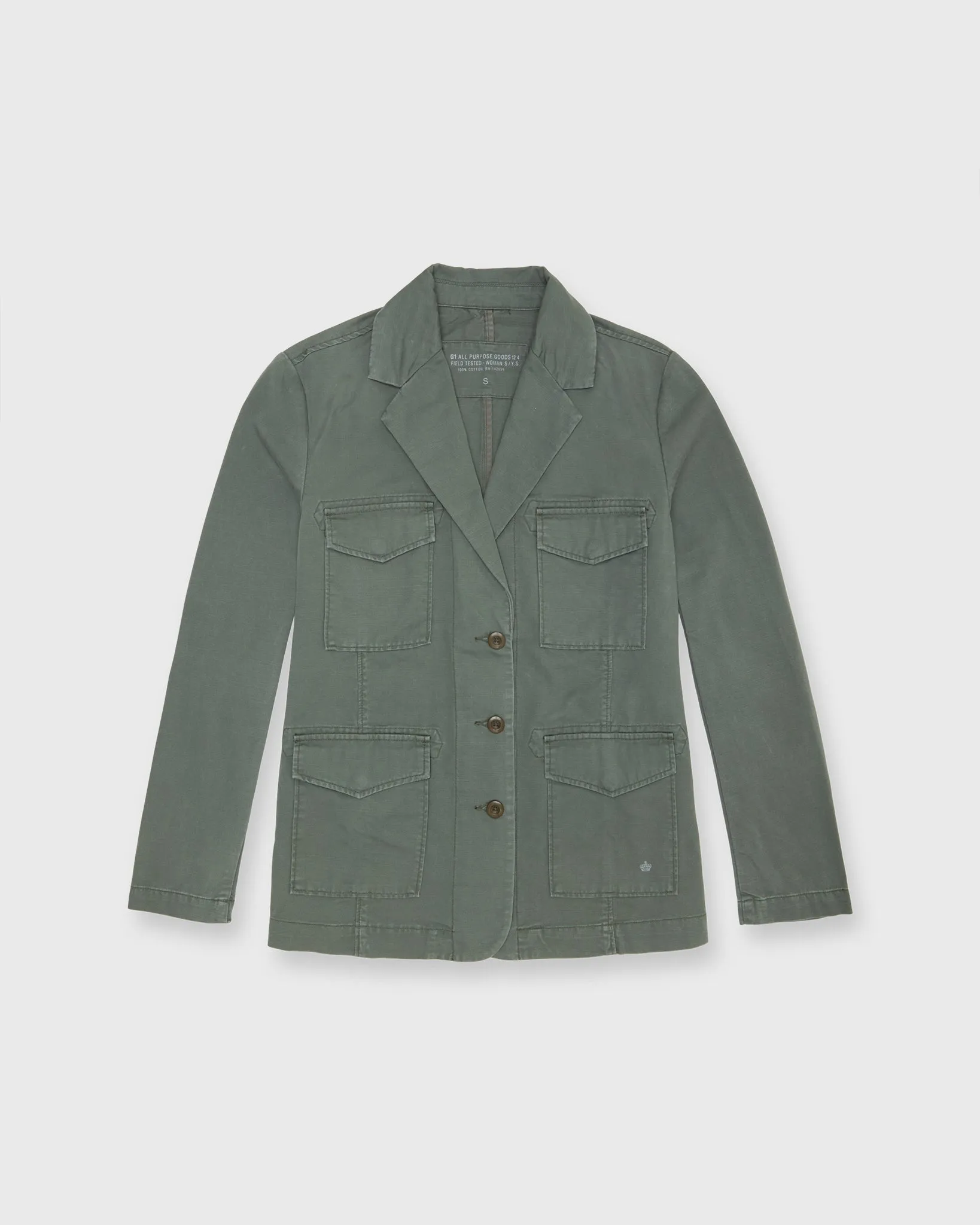 Military Jacket in Army Green sold by Mashburn product image thumbnail 5