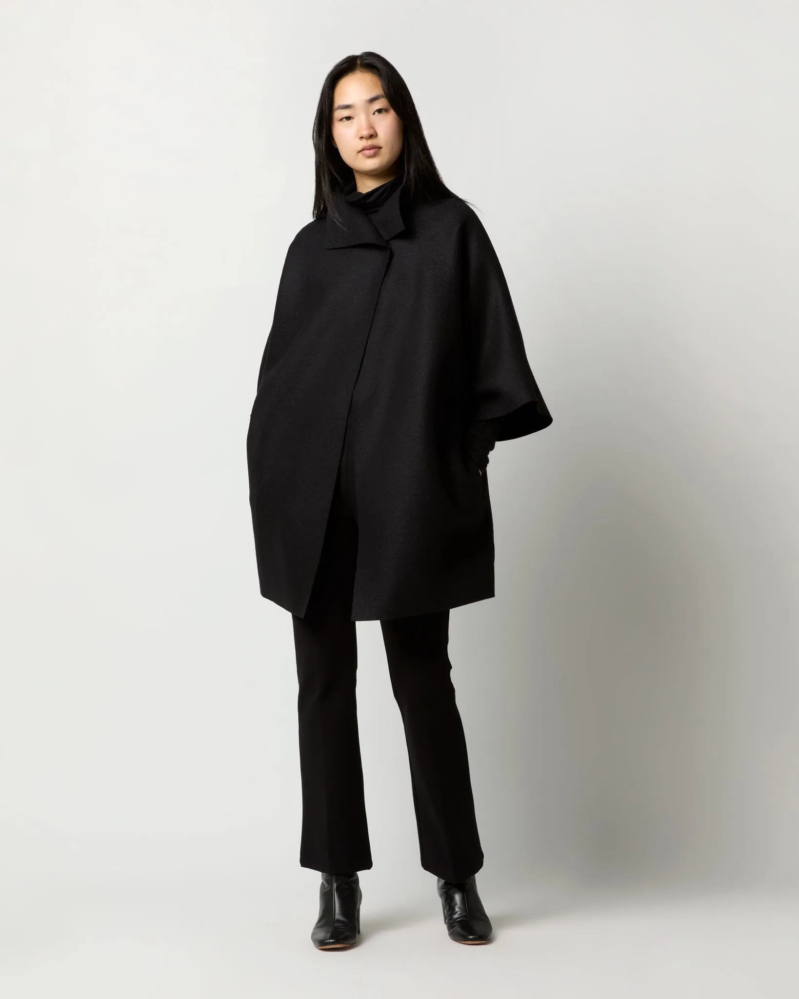 Kimono Coat in Black sold by Mashburn product image thumbnail 3